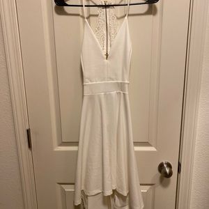 Windsor White hi-low dress